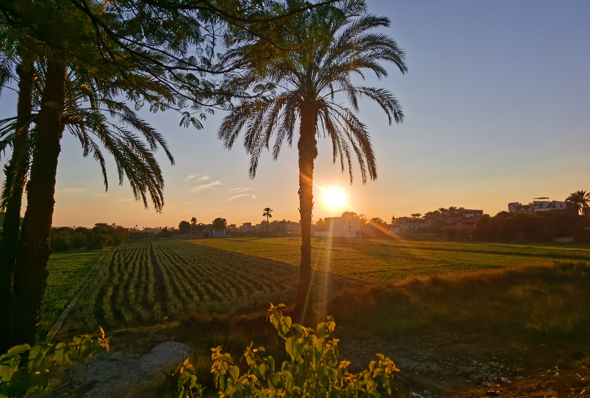 Закат в Луксоре