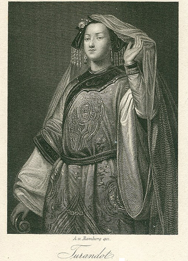 Гравюра - иллюстрация к изданию пьесы Шиллера. 1859 год