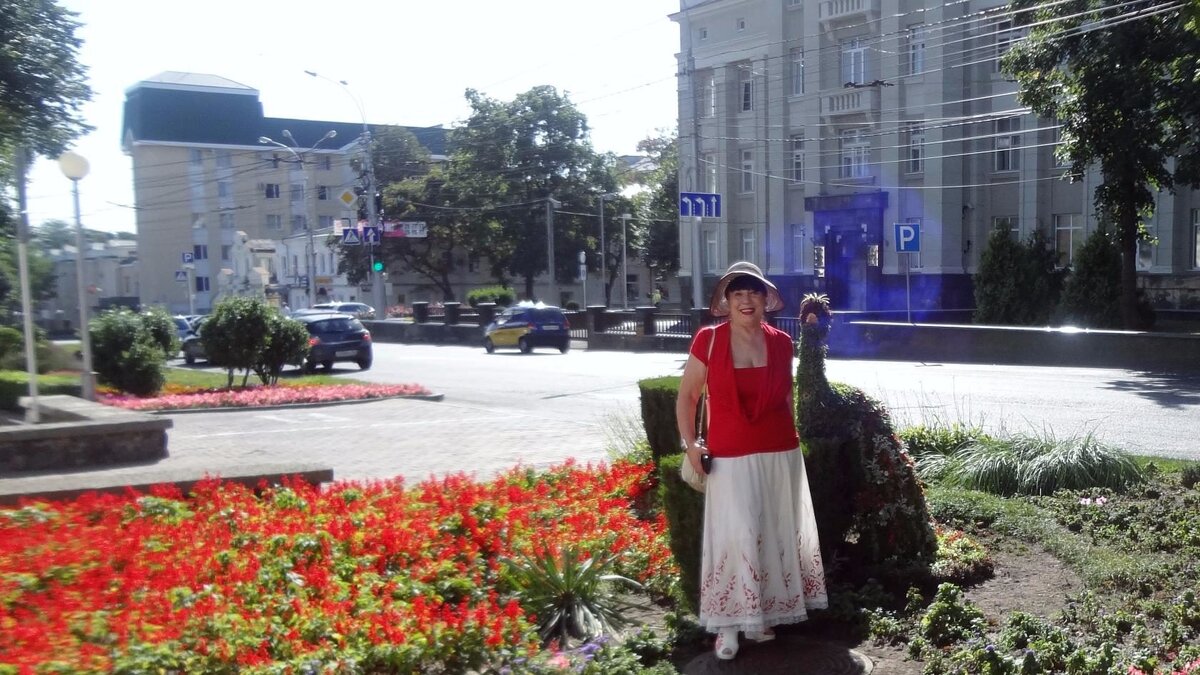 В зеленом  уютном Ставрополе.  Фото из личного архива