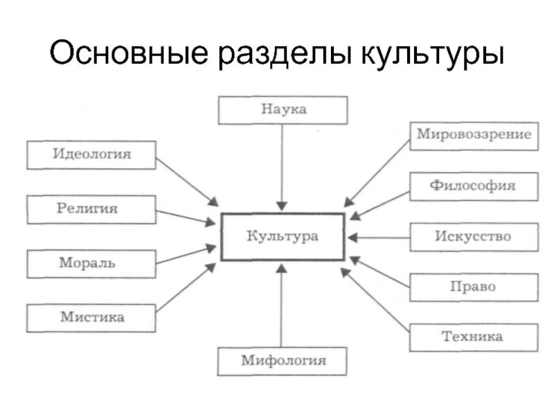 Разделы культуры