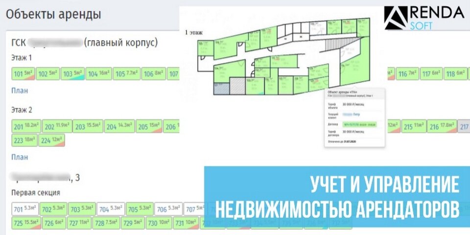 Программа арендаторы. Аренда софт.