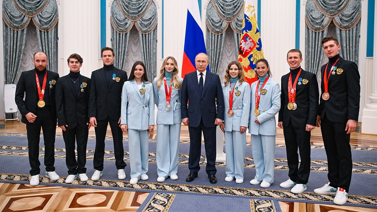 Чествование олимпийцев
