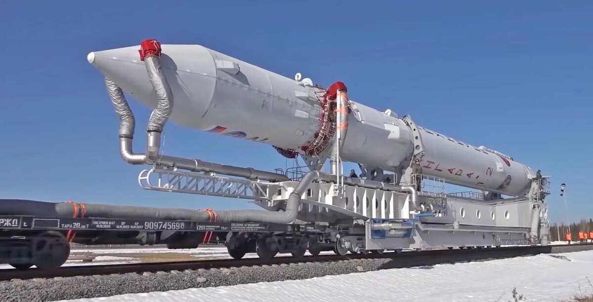Ангара-1.2 - доставка к месту пуска на космодроме Плесецк