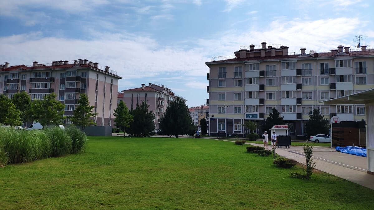 Территория отеля 