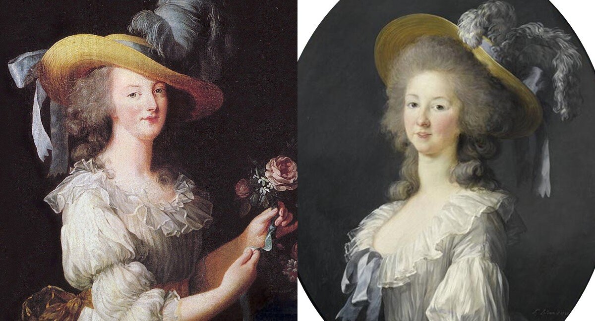 Королева Мария-Антуанетта и принцесса де Ламбаль на портретах художницы Элизабет Виже-Лебрен