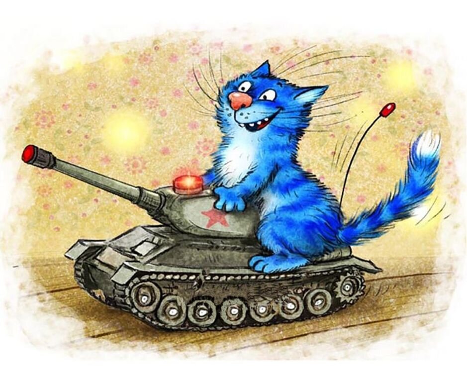 Как нарисовать котика военного