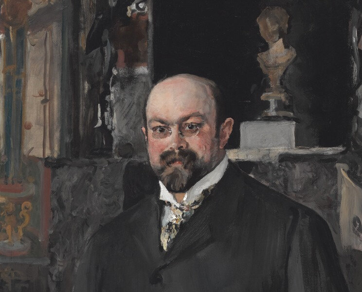 В.Серов. Портрет М.А.Морозова Фрагмент. 