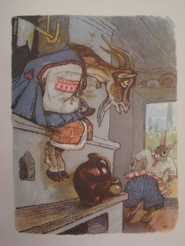 Иллюстрация к Украинским Народным Сказкам. СССР.