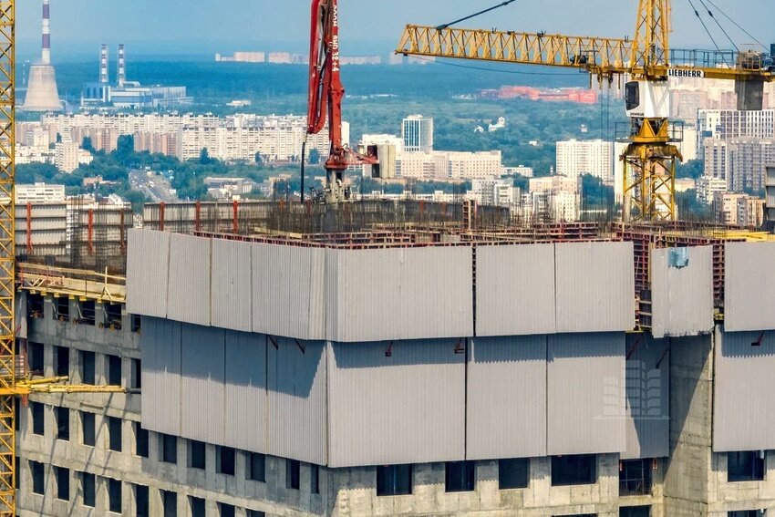 ЖК AFI Tower – аэросъемка Новострой-М
