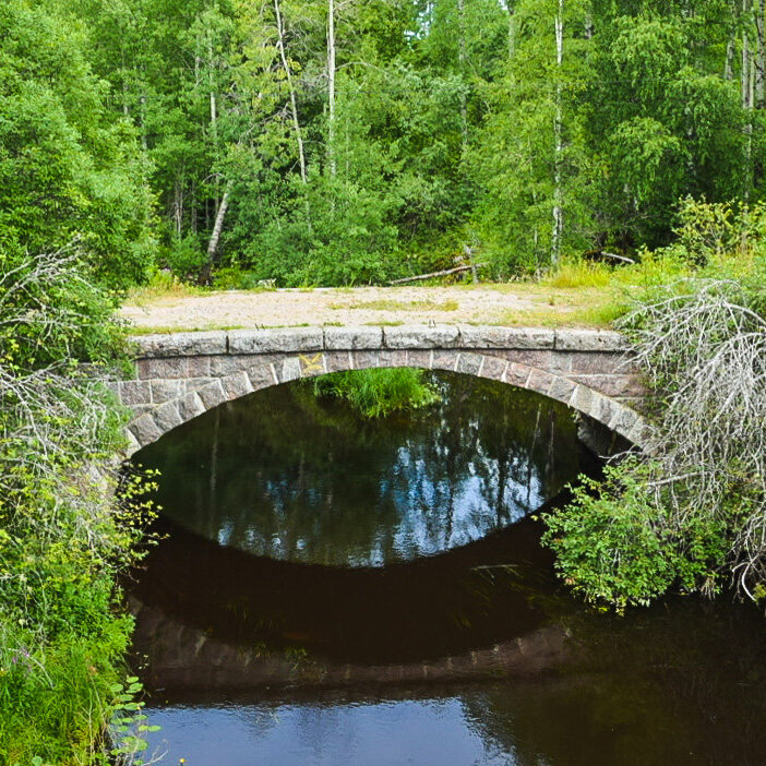 Финский мост по пути в Севастьяново из Кузнечного