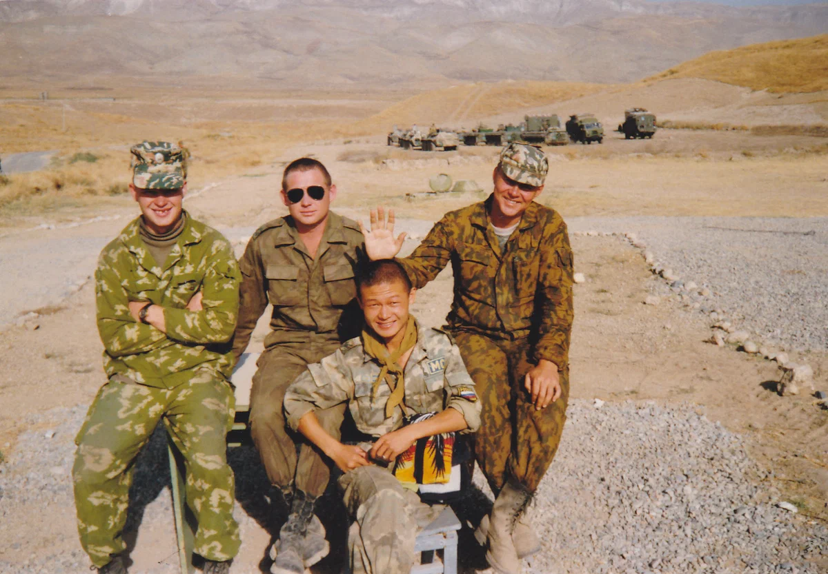 В полевом лагере. Фото из личного архива.