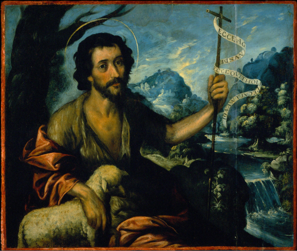 Бальтасар де Эчаве Ибиа, "Святой Иоанн Креститель", 17 век, Национальный музей искусств, Мехико, Мексика.