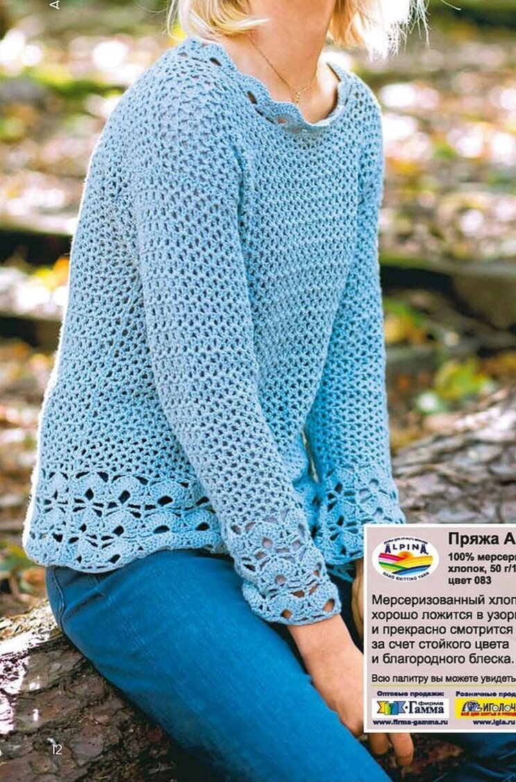 Модель пуловера