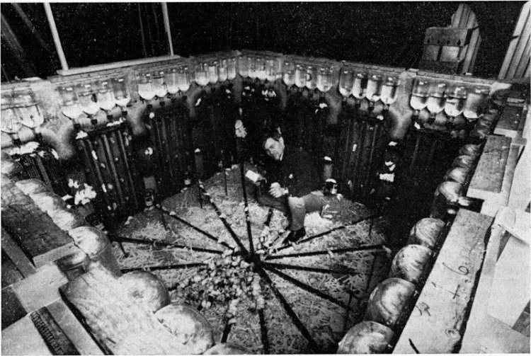 Джон Кэлхун в загоне для мышей. Эксперимент «Вселенная-25». 1970 г. [Фото: Yoichi R Okamoto, White House photographer, Public domain, via Wikimedia Commons.]