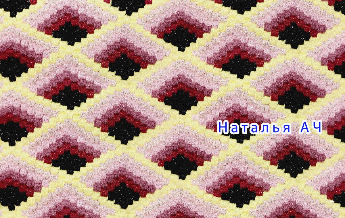 Узор крючком Барджелло - моя работа