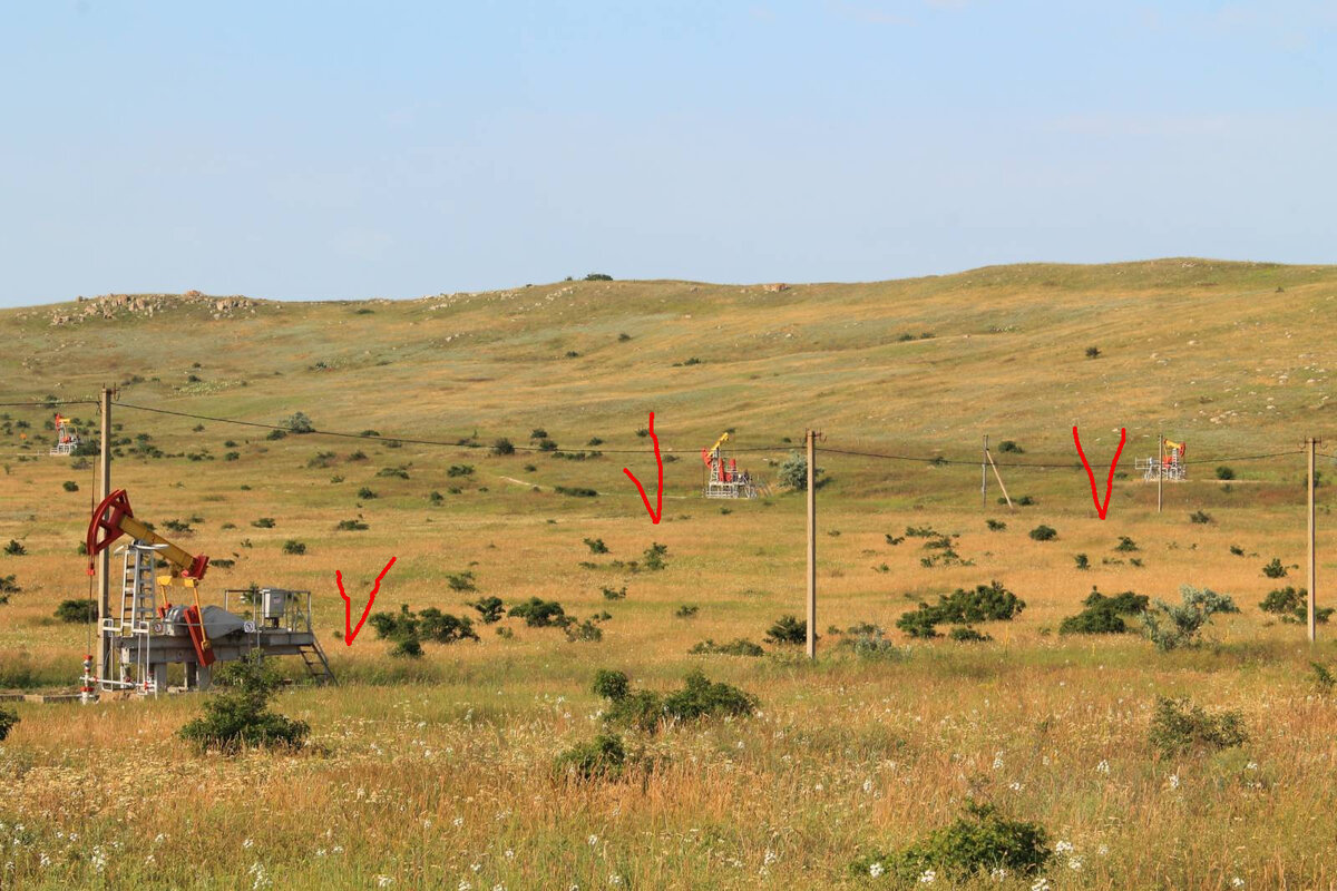 нефтяные вышки в центре заповедника федерального значения