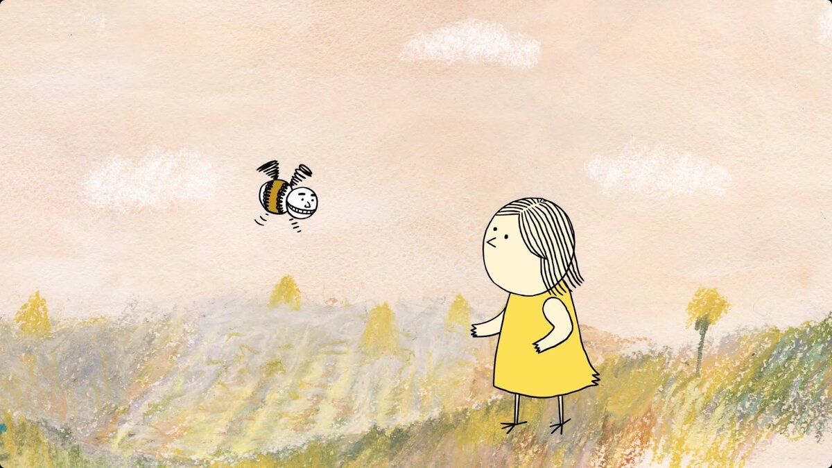 кадр из мультфильма “Перелётная” режиссёра Веры Мякишевой, 2012 г. 