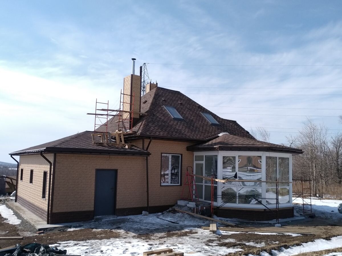 Строительство дома по проекту 124В "Душечка". 