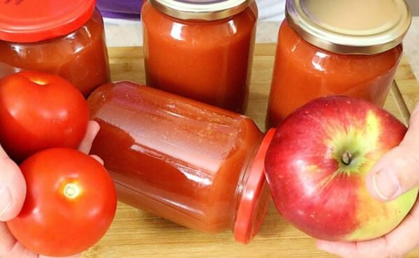 Кетчуп из помидоров и яблок на зиму