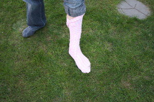 Носок и портянка. Фото из https://snarkynomad.com/