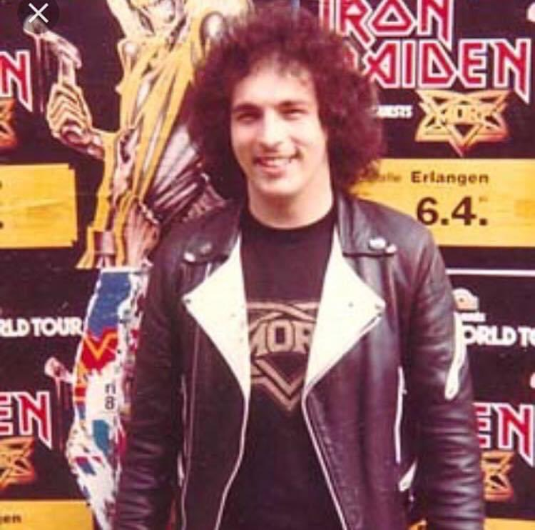 Пол Марио Дэй. Во время Killer World Tour с IRON MAIDEN в составе группы MORE. Фото из открытых источников в Интернете