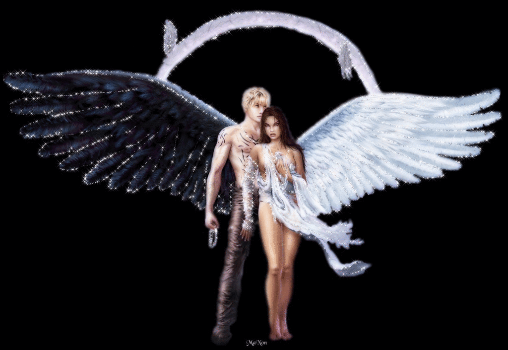 Ангел пляшет с демоном. Ангел любви. Два ангела. Танцующий ангел. Анимационные ангелы.