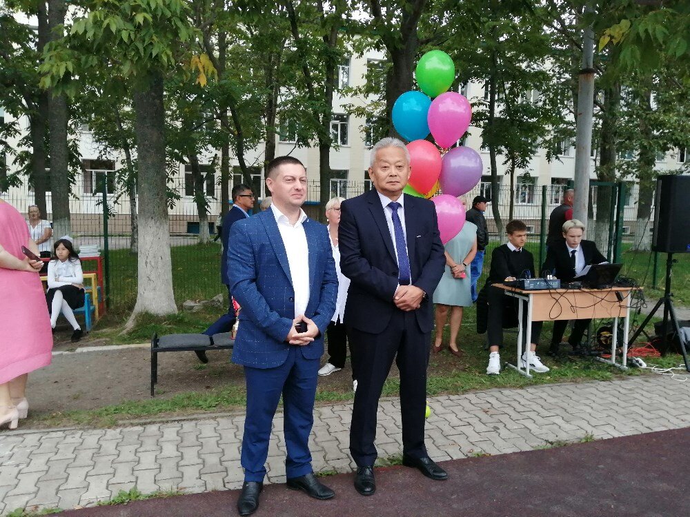 Виктор Бек на выпускном