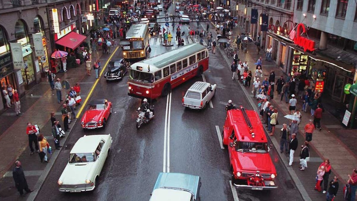 Левостороннее движение на дорогах Британии