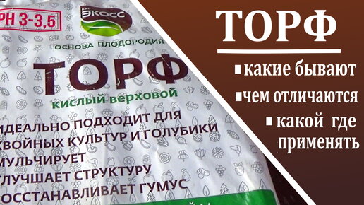 Верховой торф и низинный торф Чем отличаются Какой лучше Где какой использовать