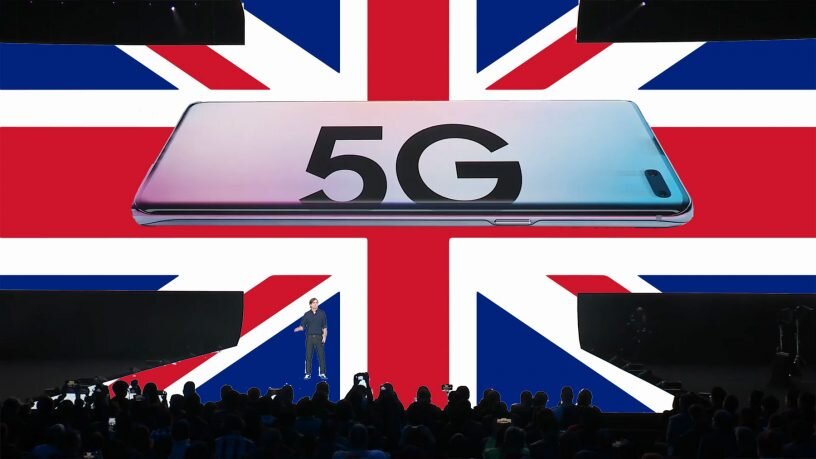 Рекламная кампания по продвижению 5G в Великобритании. Иллюстративное фото.