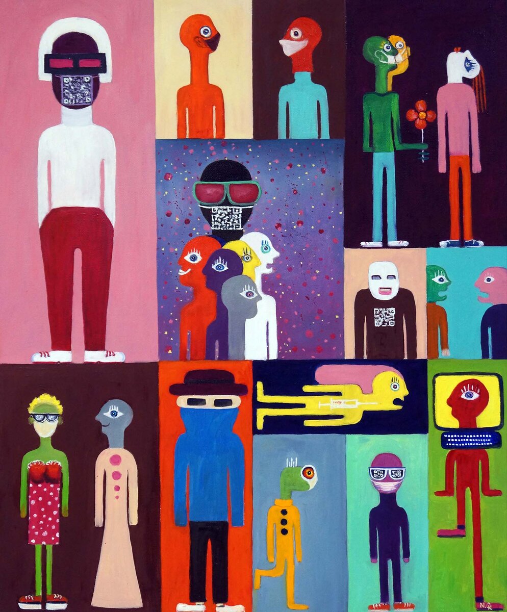 Камышан Ната СамоИЗОляция 60х50 хм 2021 г #андеграунд22 