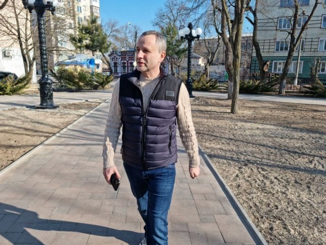 Игорь Колыхаев на подведомственной территории.