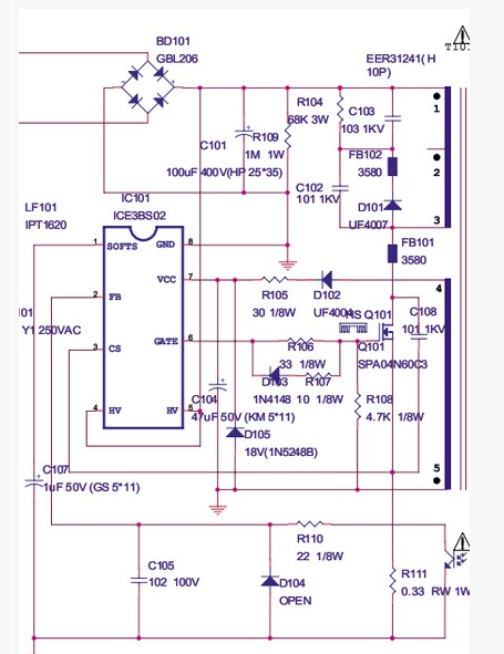 Fan7601 схема блока питания LG M208WА-BZ не включается Ремонт Лайфхаки по ремонту электроники Дзен