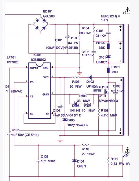 LG Flatron M198WA не включается