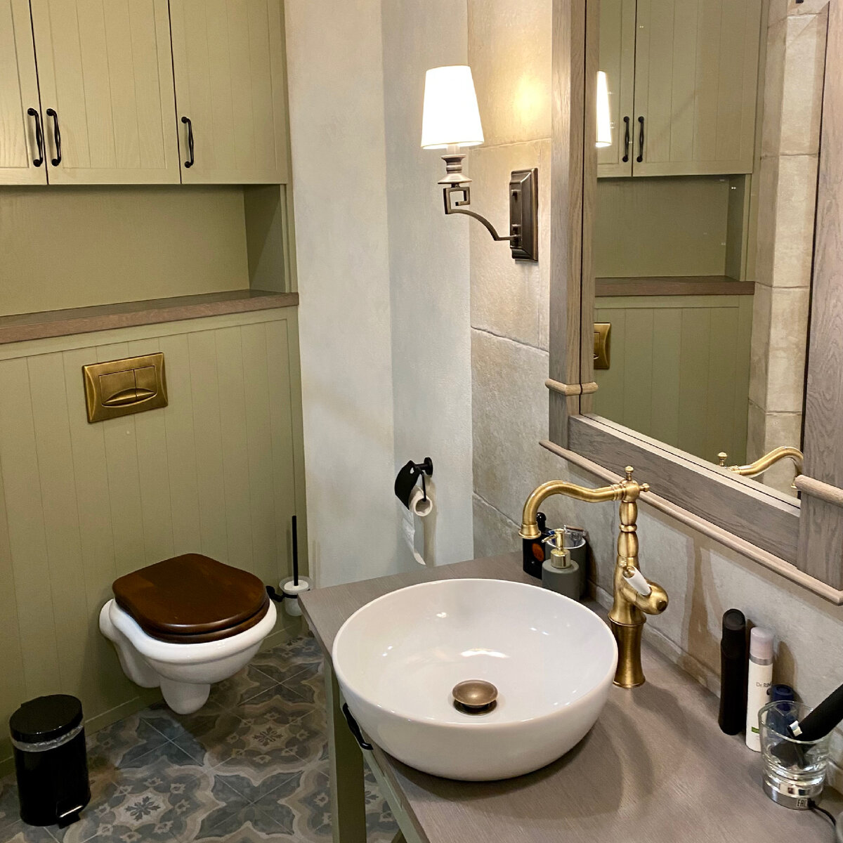 Оформление ванной комнаты 