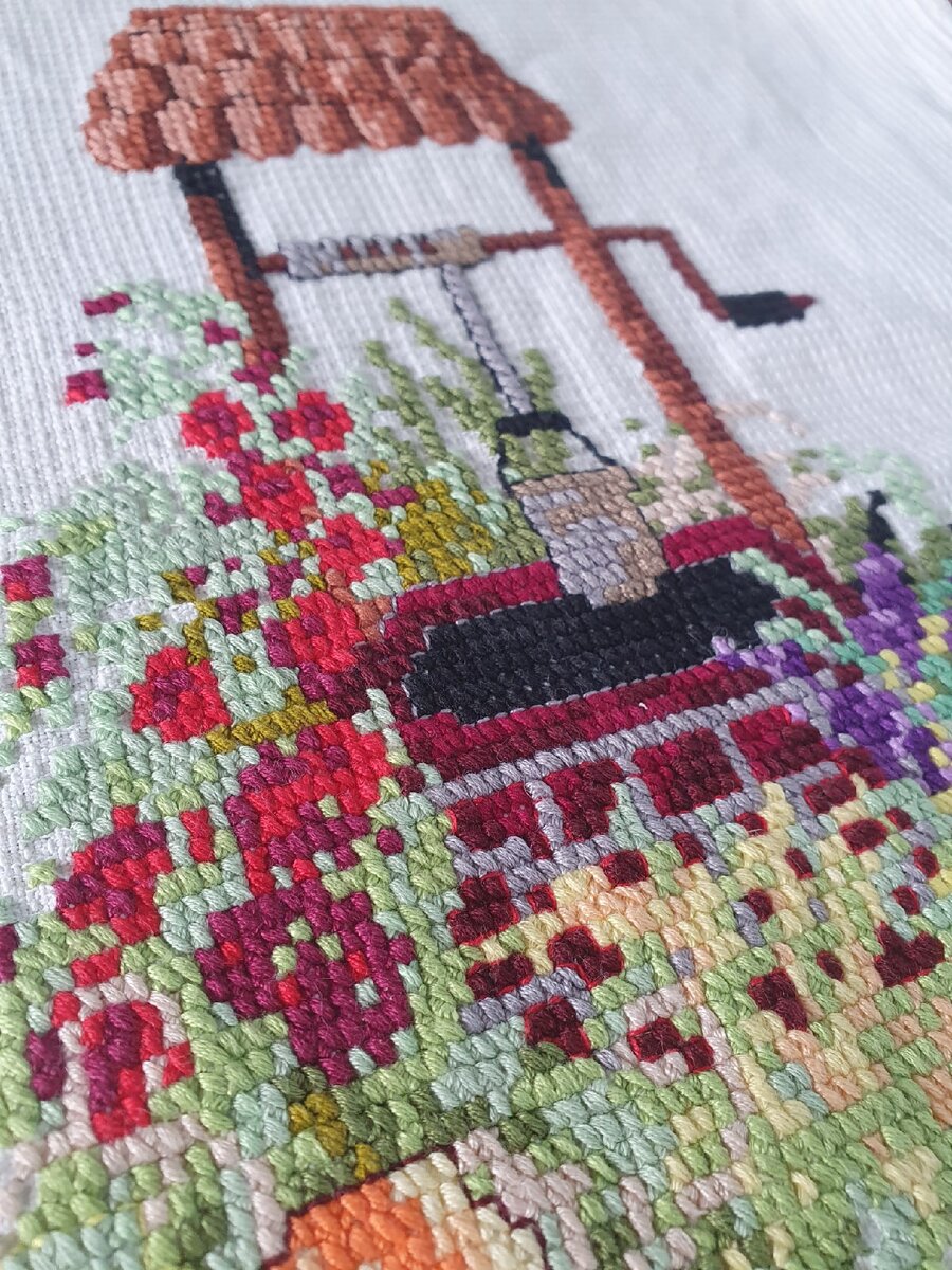 Крестики мулине в 6 нитей