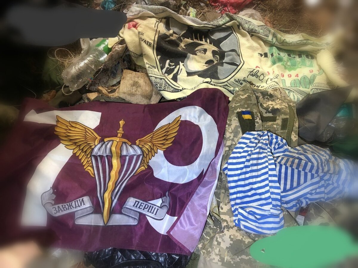 Оставленное барахло 79 бригады.