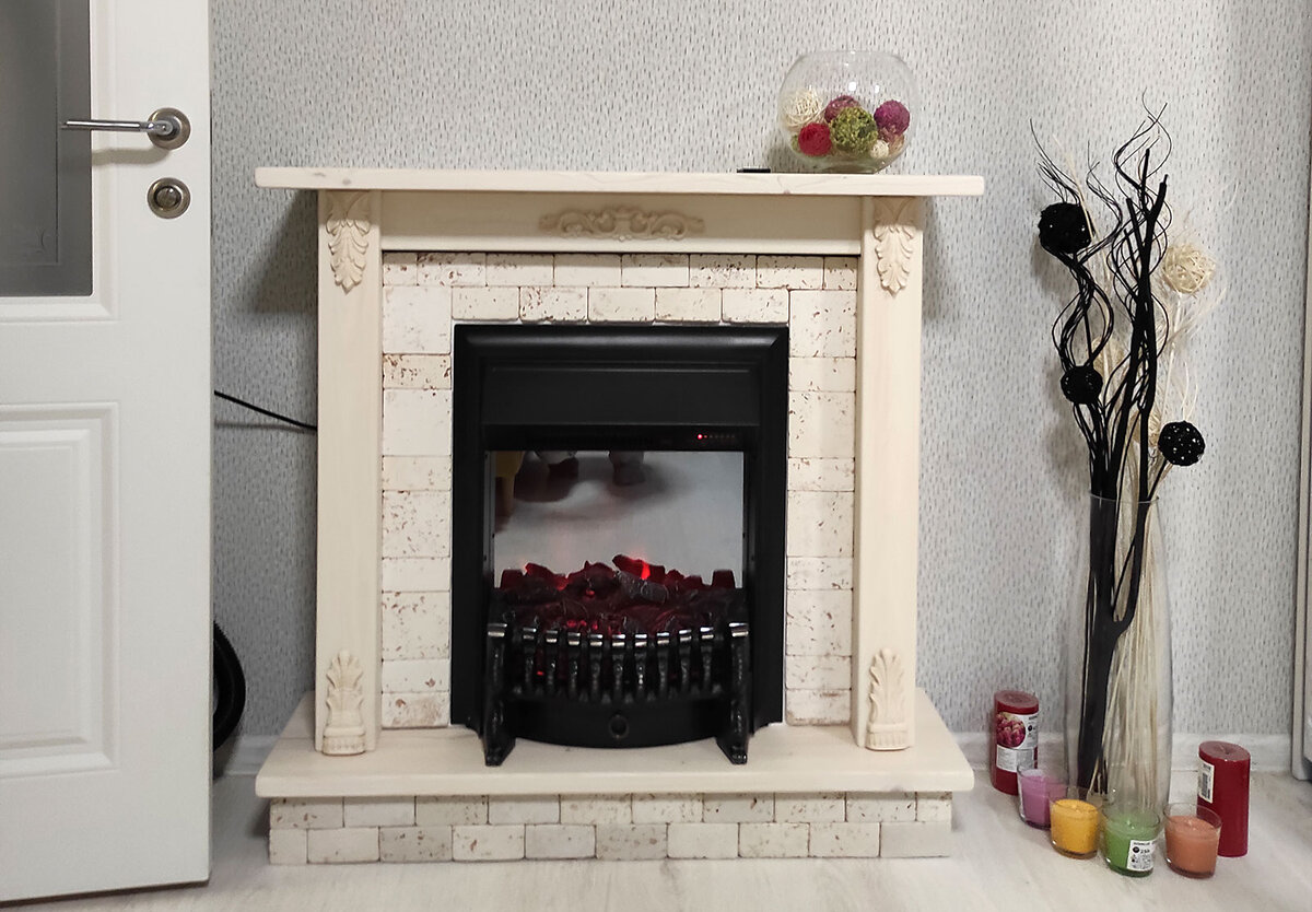 Каминокомплект от семейной мастерской Wood-lab