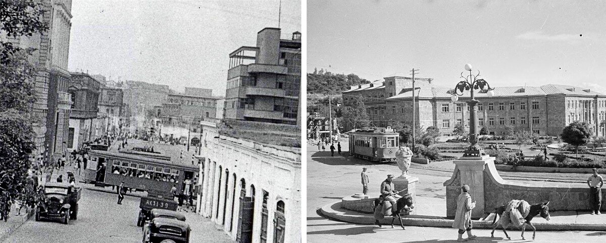 Баку и Ереван 1950 года