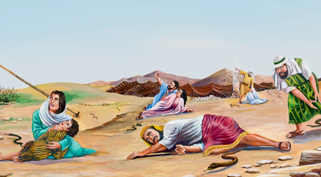 Скитание евреев по пустыне. Ропот израильтян в пустыне.