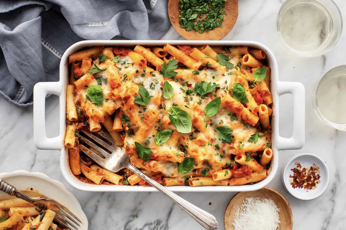 Быстрый, вкусный и очень фотогеничный способ подать пасту! 