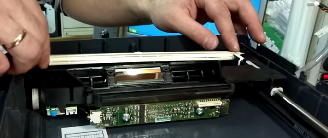 Собираем сканер и панель управления в обратном порядке