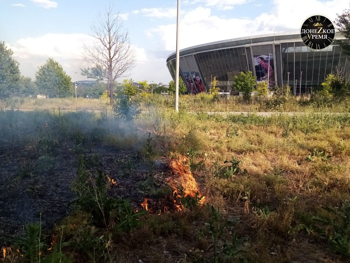 Донбасс арена фото сейчас после обстрела