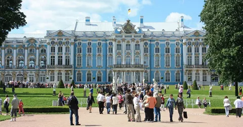 Екатерининский дворец в Пушкине.