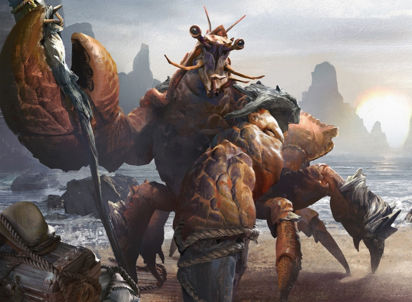 Homarid Explorer (Dominaria) - art by Jehan Choo