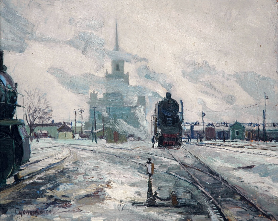 Железная дорога СССР глазами художников. Подборка из комментариев ...