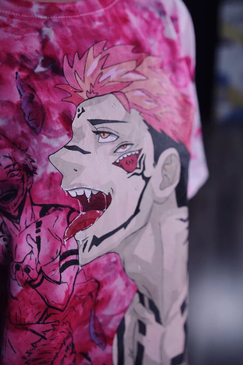 Футболка с Сукуной Рёменом (аниме "Магическая битва")