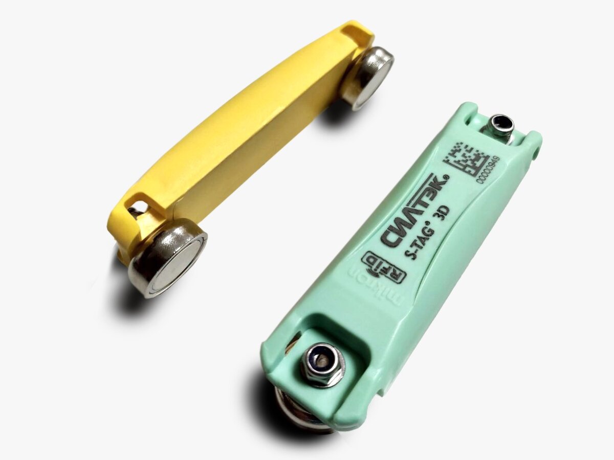    RFID-метка на неодимовых магнитах — можно использовать многократно или зафиксировать метизами базовую модель без магнитов.Силтэк