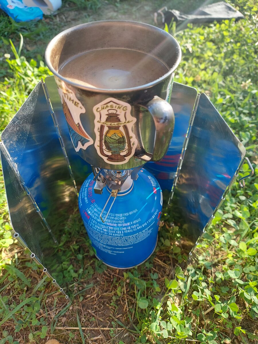 Доброе утро в Анапе. Кофе на горелке.