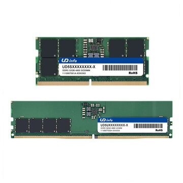 Unbuffered DIMM и SO-DIMM модули памяти DDR5 до 32 ГБ от UD Info 